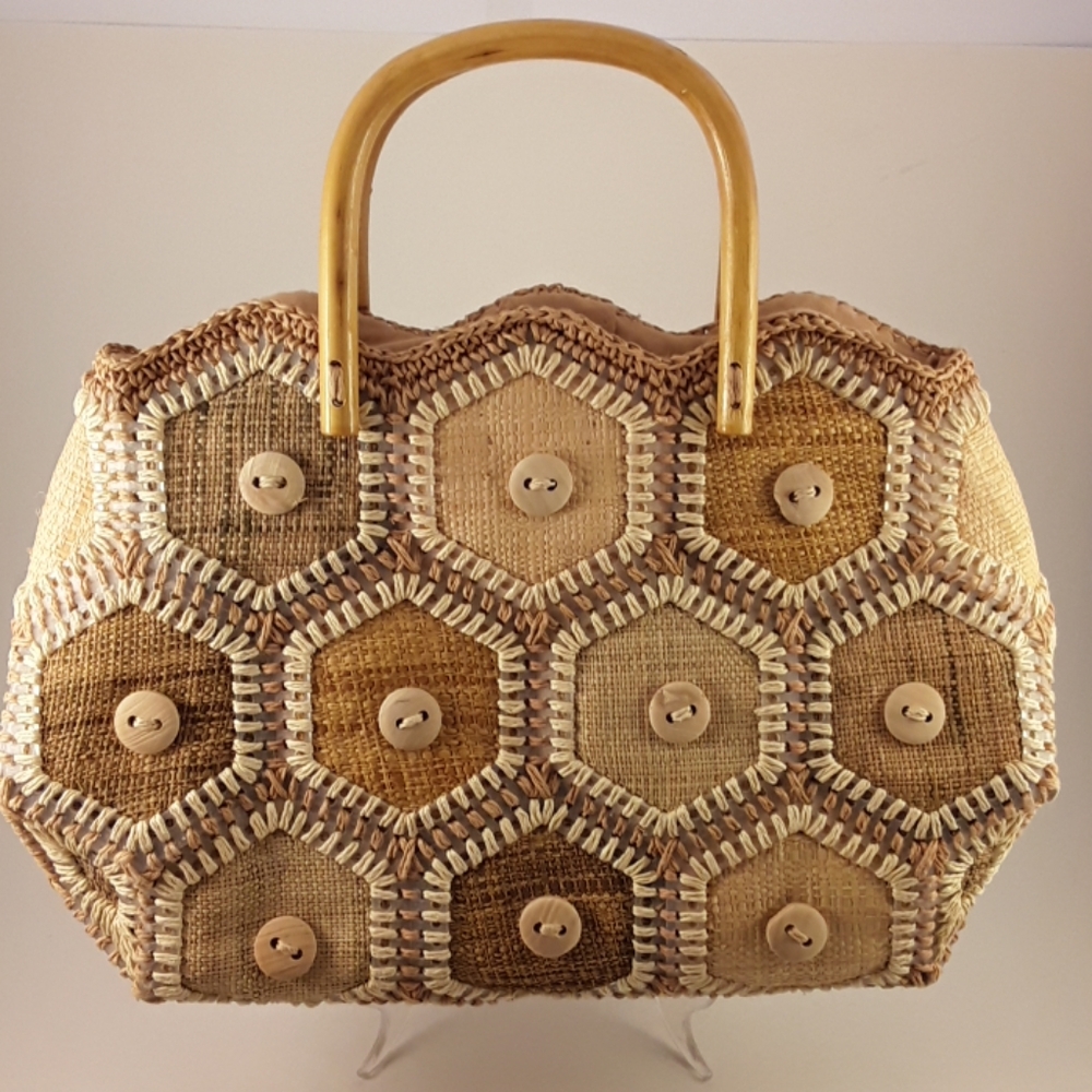 Kulanui of Hawaii patchwork boho bag